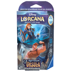 Disney Lorcana: Ursula's Return Sapphire and Steel Starter Deck - français